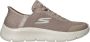 Skechers Go Walk Flex Grand Entry Slip-Ins Sneakers Dames Taupe - Thumbnail 2