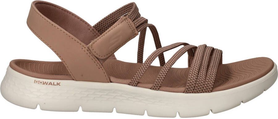 Skechers Go Walk Flex Sandalen Dames Taupe