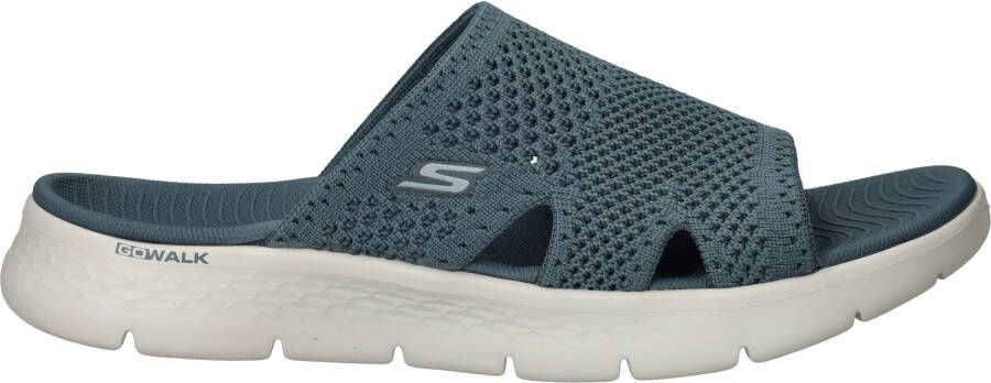 Skechers Go Walk Flex Slippers Dames Blauw