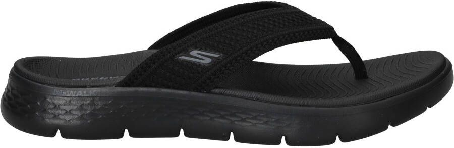 Skechers Go Walk Flex Slippers Zwart