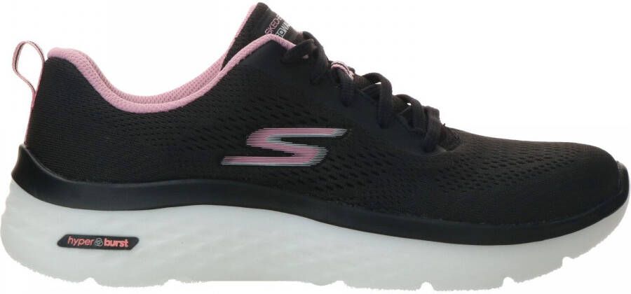 Skechers Go Walk Hyper Burst zwart roze sneakers dames(124578 BKPK ) - Foto 4