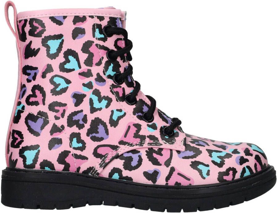 Skechers Gravlen Totally Wild Veterboot Meisjes Roze Multi