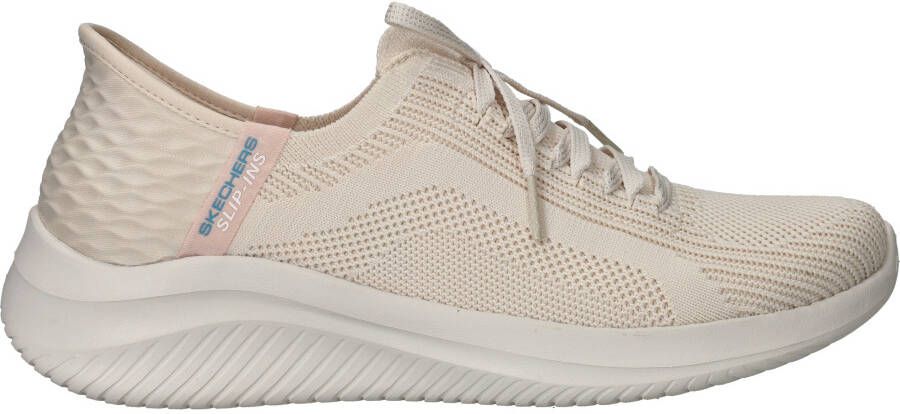Skechers Hands Free Slip-Ins Ultra Flex 3.0 Brilliant Path Instappers Dames Beige