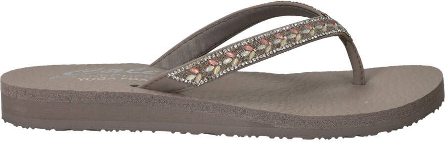 Skechers Meditation Slippers Dames Taupe