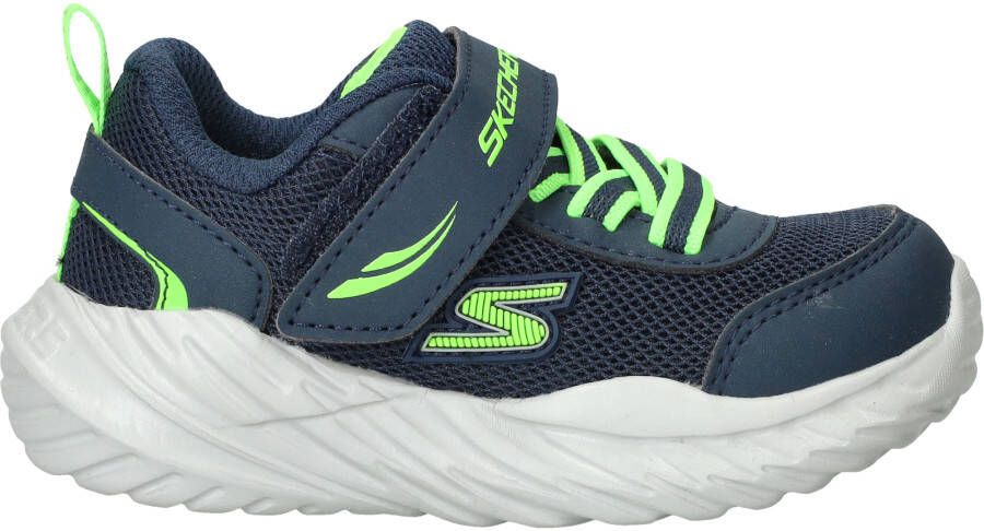 Skechers Nitro Sprint Sneakers Jongens Blauw