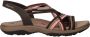 Skechers Reggae Slim Simply Stretch Sandalen Plat donkerbruin - Thumbnail 4