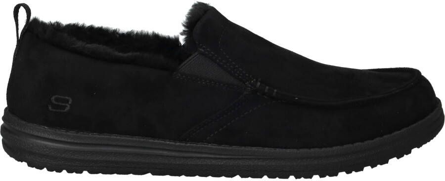Skechers Relaxed Fit Melson Willmore Dichte Pantoffels Zwart
