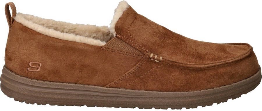 Skechers Relaxed Fit Melson Willmore Pantoffels Heren Cognac