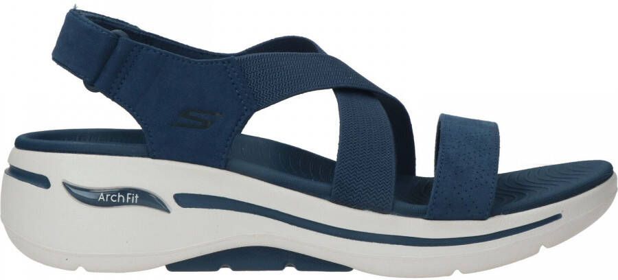 Skechers Go Walk Arch Fit Sandalen Dames Blauw - Foto 1