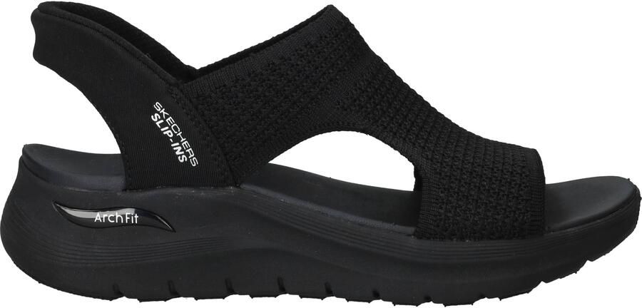 Skechers Arch Fit 2.0 My Everyday Slip-Ins Sandalen Dames Zwart