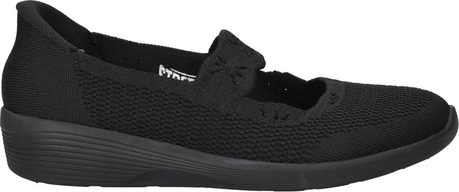 Skechers Arya Slip-Ins Ballerina's Dames Zwart