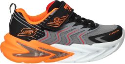 Skechers FLEX-GLOW ULTRA PRISM-PACER Jongens Veterschoenen Zwart Charcoal Rood