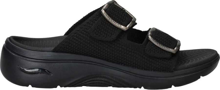 Skechers Go Walk Arch Fit 2.0 Chloe Slippers Zwart