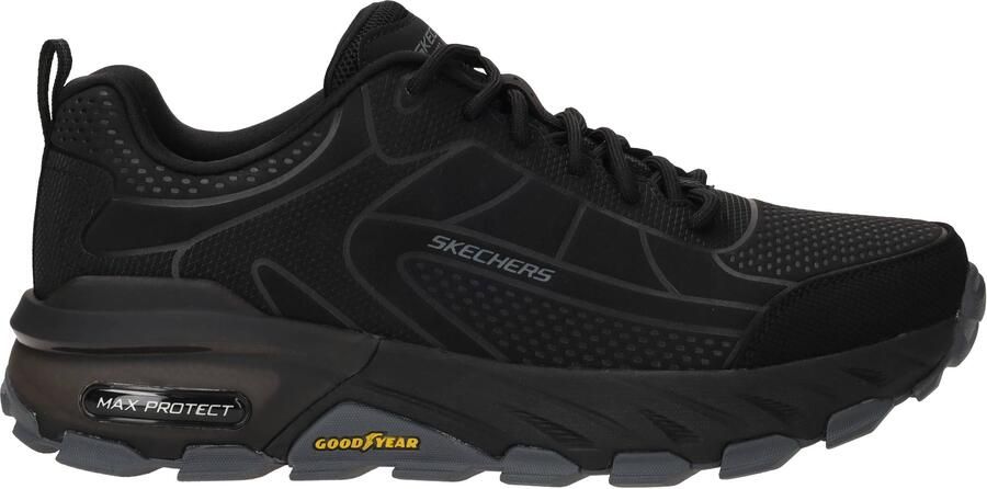 Skechers Max Protect Ironguard Black Charcoal Wandelschoenen Heren