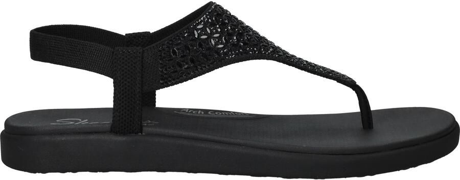 Skechers Meditation Luxe Modern Event Sandalen Zwart