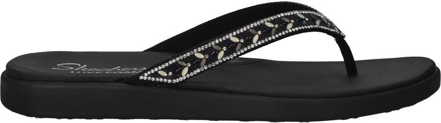 Skechers Meditation Luxe Slippers Dames Zwart