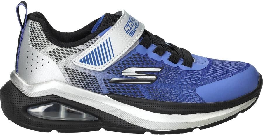 Skechers Microspec Max Velocity Sneakers Blauw