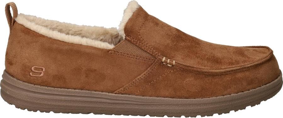 Skechers Relaxed Fit Melson Willmore Pantoffels Heren Cognac
