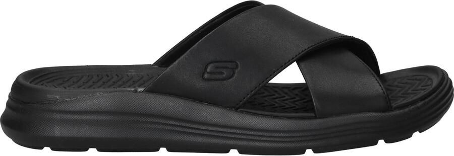 Skechers Relaxed Fit Sargo Denal Slippers Heren Zwart