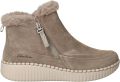 Skechers Relaxed Fit Wilshire BLVD Fresh Zip Boots Dames Taupe - Bruin