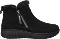 Skechers Relaxed Fit Wilshire BLVD Fresh Zip! Boots Dames Zwart - Zwart
