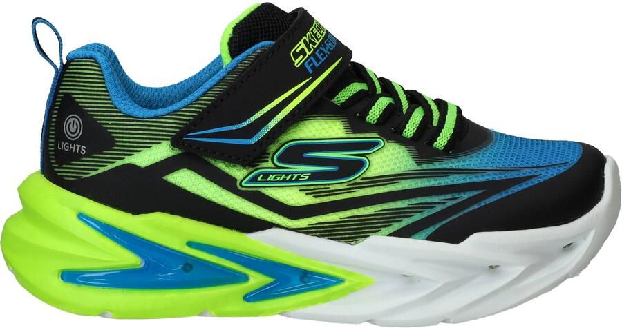 Skechers S Lights Flex Glow Ultra Sneakers Jongens Groen