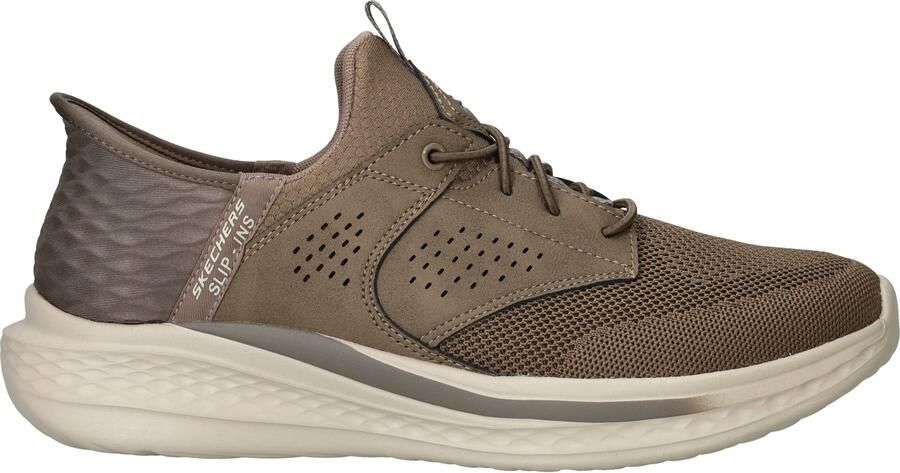 Skechers Slade Caster Slip-Ins Relaxed Fit Sneakers Heren Groen