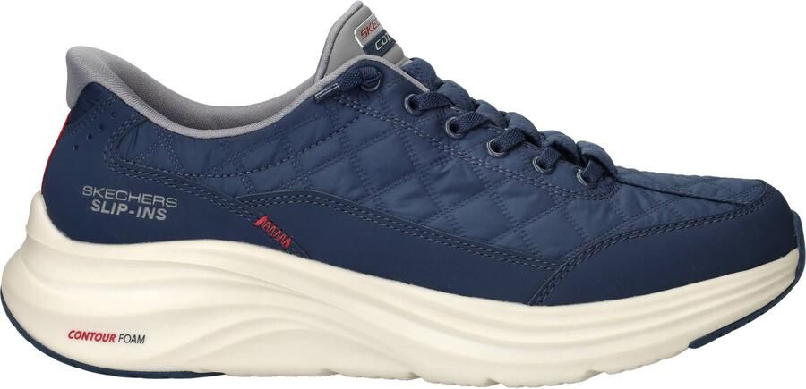 Skechers Slip-Ins Contour Foam Cozy Fit Instappers Heren Blauw