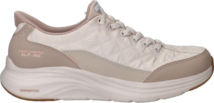 Skechers Slip-Ins Contour Foam Cozy Fit Instappers Taupe