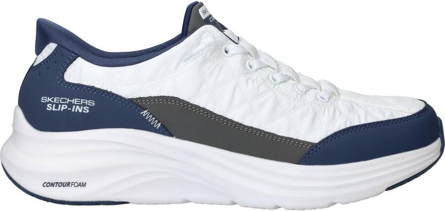 Skechers Slip-Ins Contour Foam Cozy Fit Sneakers Heren Wit