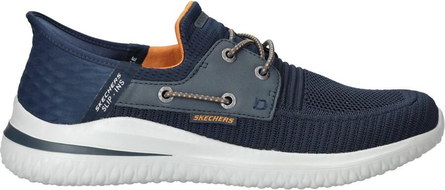 Skechers Slip-Ins Delson 3.0 Roth Instappers Heren Blauw