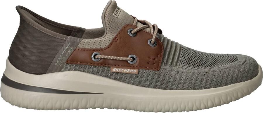 Skechers Slip-Ins Delson 3.0 Roth Instappers Heren Bruin