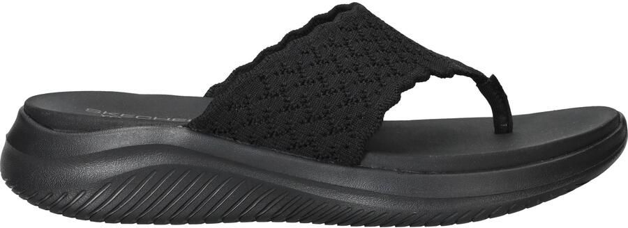 Skechers Ultra Flex 3.0 Rhythm Waves Slippers Zwart