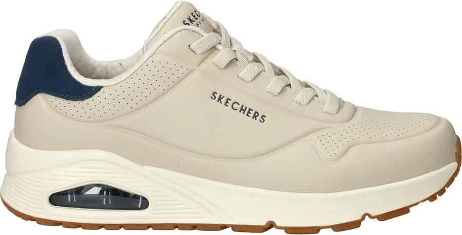 Skechers Uno Tailored Air Sneakers Heren Beige