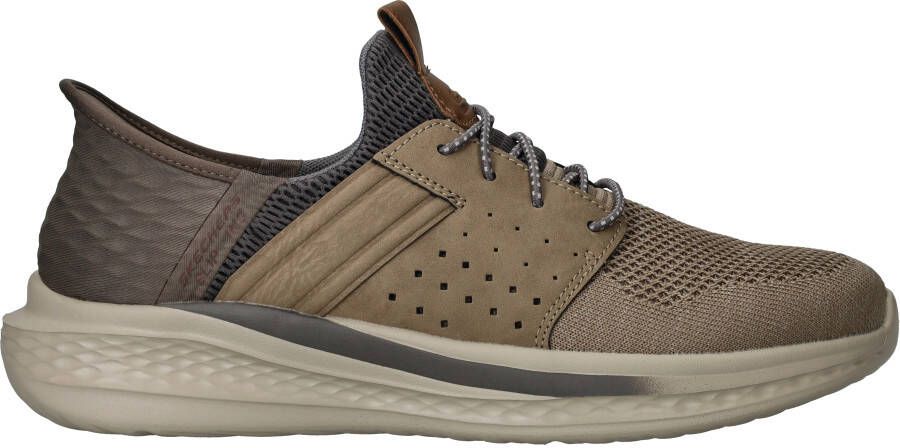 Skechers Slade Ocon Slip-Ins VEGAN Instapper Heren Taupe