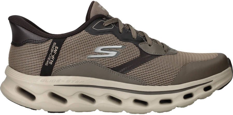 Skechers Slip-Ins Go Walk Glide-Step Sneakers Heren Taupe