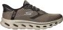 Skechers Slip-Ins Go Walk Glide-Step Sneakers Heren Taupe - Thumbnail 1