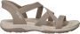 Skechers Slip-Ins Reggae Slim Sandalen Beige - Thumbnail 2