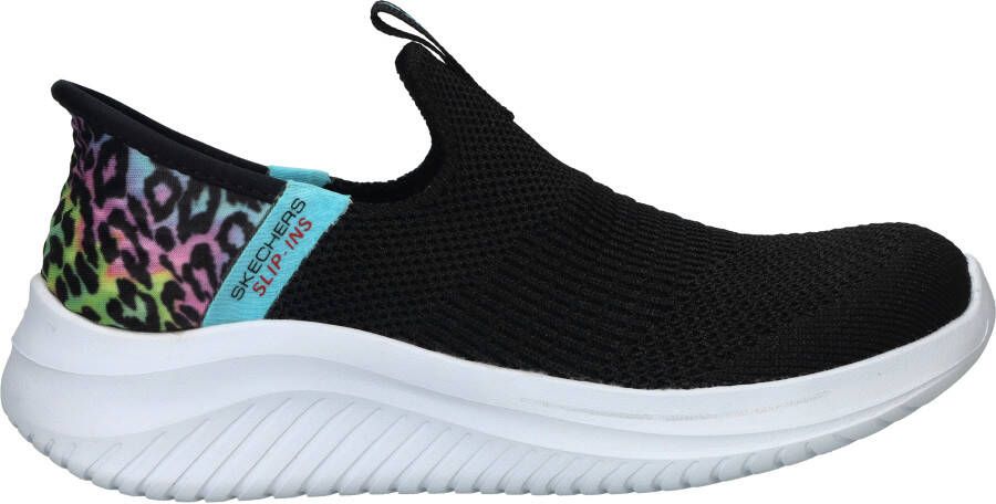 Skechers Ultra Flex 3.0 Colory Wild Slip-Ins Sneakers Zwart