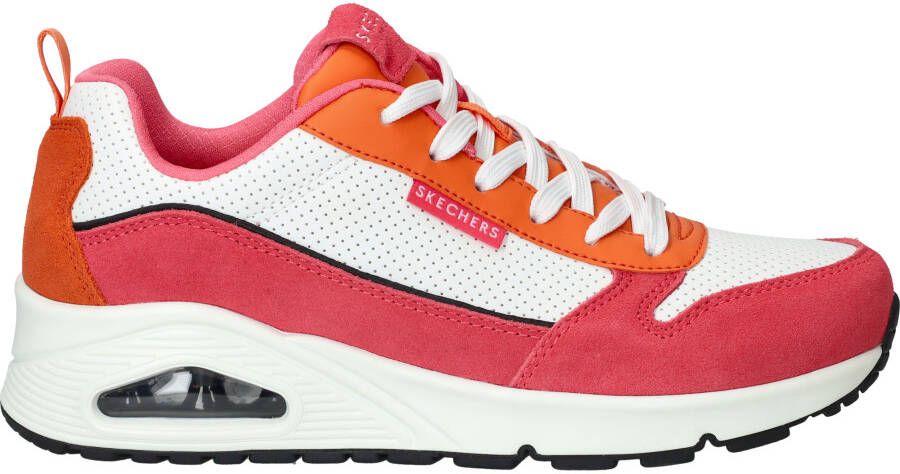 Skechers Uno 2 Much Fun Sneaker Dames Wit Multi