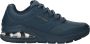 Skechers Sneakers Blauw Textiel 300429 Heren Textiel - Thumbnail 4