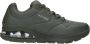 Skechers Sneakers Groen Imitatieleer 300430 Heren Kunstleer - Thumbnail 4