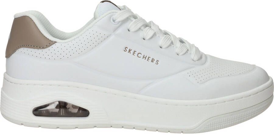 Skechers Uno Court Fast Break Sneakers Dames Wit