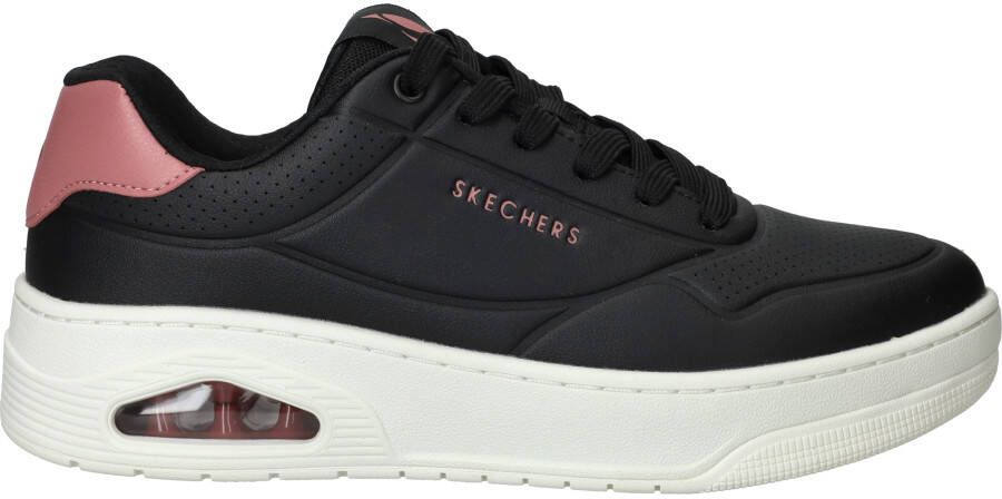 Skechers Uno Court Fast Break Sneakers Dames Zwart