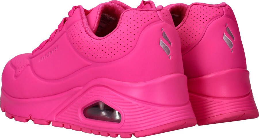 Skechers Uno Gen 1 Neon Glow Sneakers Meisjes Roze