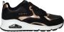 Skechers Uno Gen1 Color Surge Sneakers Zwart - Thumbnail 1
