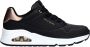 Skechers Sneakers UNO GOLDEN AIR Vrijetijdsschoen lage schoen veterschoen met metallic inzet - Thumbnail 8
