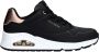 Skechers Sneakers UNO GOLDEN AIR Vrijetijdsschoen lage schoen veterschoen met metallic inzet - Thumbnail 8
