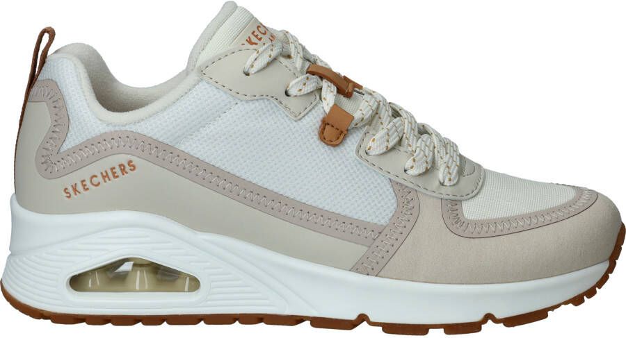 Skechers Beige Layover Sneaker met Cognac Accents Multicolor Dames - Foto 3