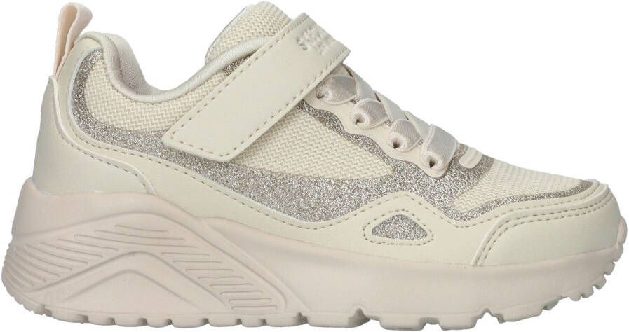 Skechers Uno Lite Sneaker Meisjes Beige Goud